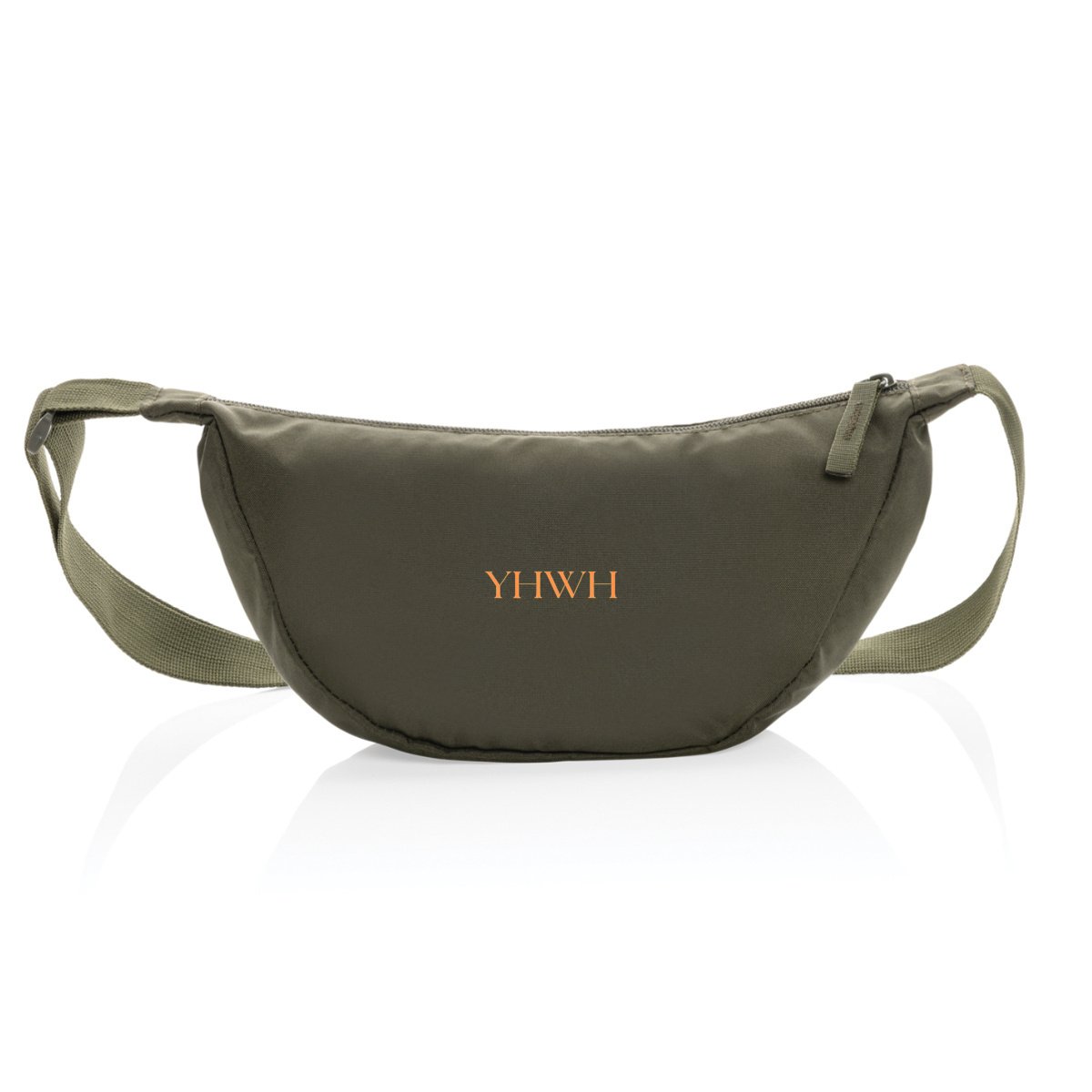 face_1_1 Sac banane en polyester recyclé Chrétien YAHWEH personnalisable