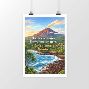 Affiche chétien zanfan bondié