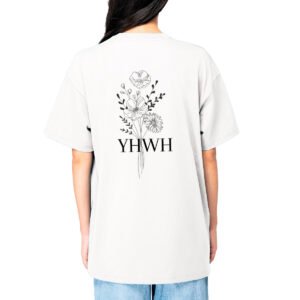 T-shirt Unisexe Oversized YHWH Chrétien Bio – Style et Foi