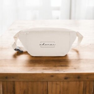 Sac banane en toile recyclée - Sacoche Adonai Chrétien