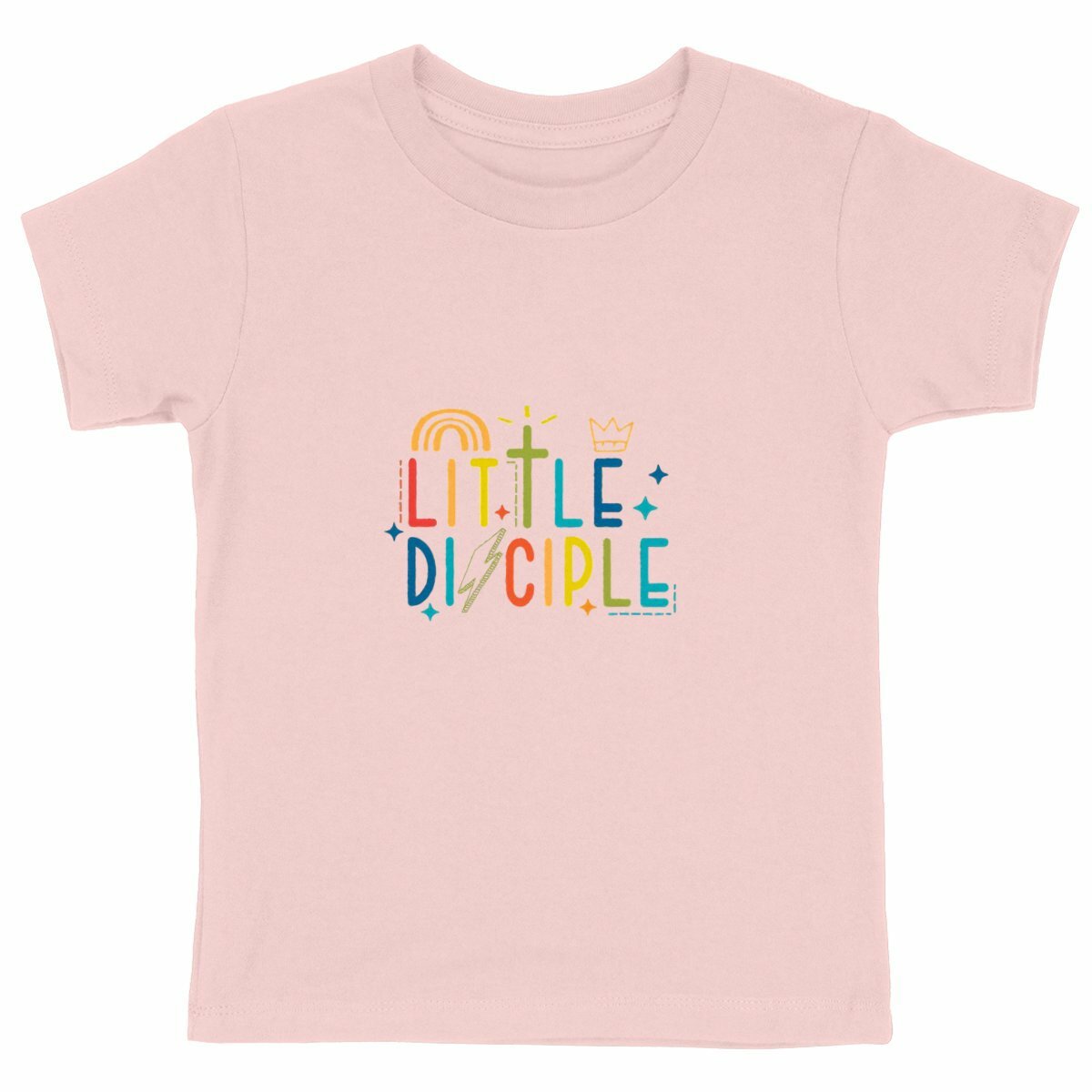 face_rose_2 T-shirt Enfant Epais - Petit Disciple en Coton Bio