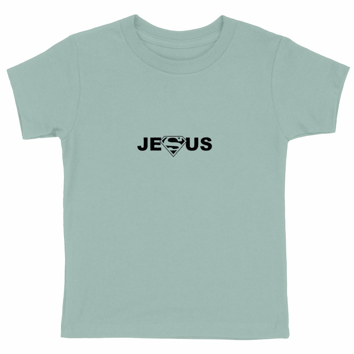 face_vert_4 T-shirt Enfant Epais - TEE shirt chrétien Jésus