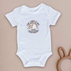 Accueil Body bébé - L'Éternel est mon berger en coton bio