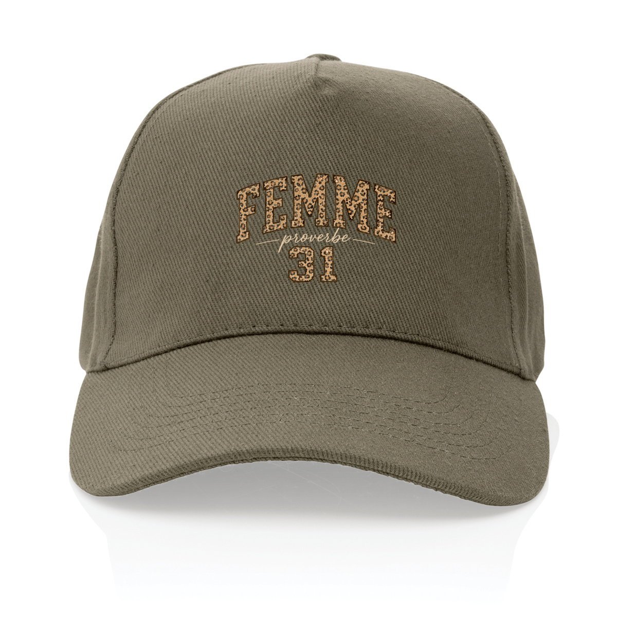 face_1_1 Casquette 100% recyclée - Proverbe 31 Édition Femme